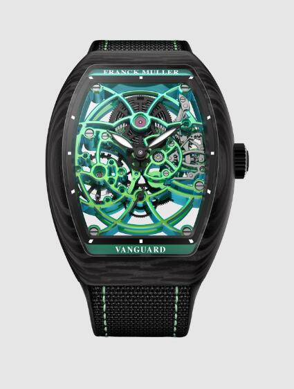 FRANCK MULLER Vanguard New Tone Skeleton V 35 S6 SQT NR MVT NT VE CARBONE (NTVE) Replica Watch